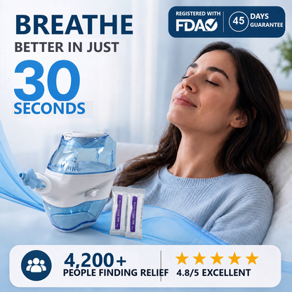 PureFlow Pro— Dual-Action Nasal Cleanser