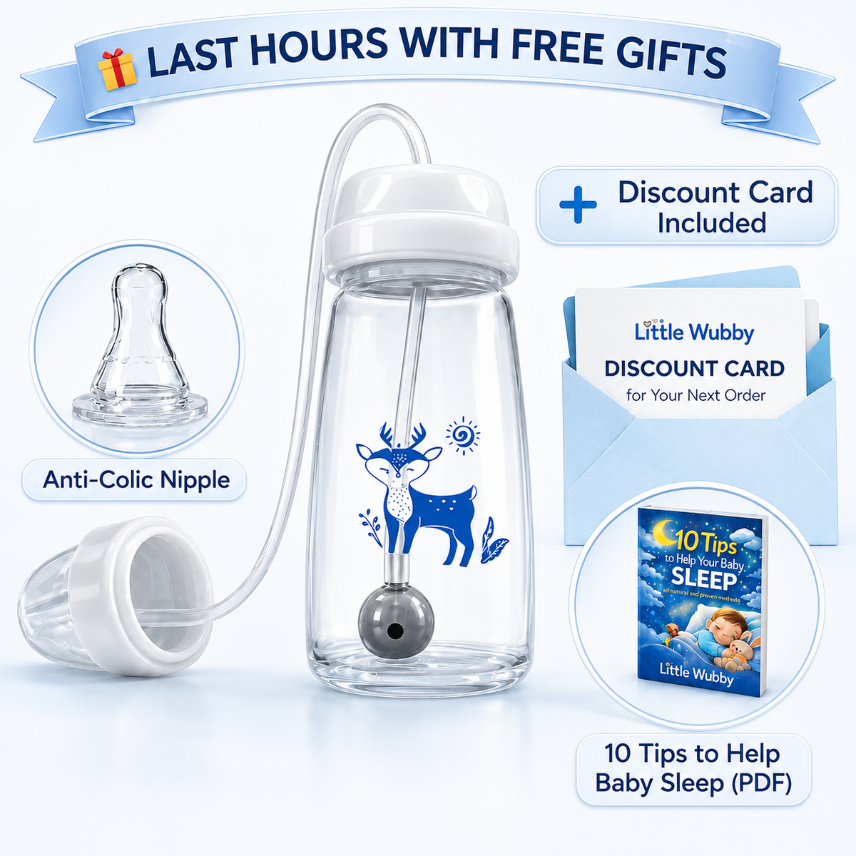 Hands-Free Baby Bottle